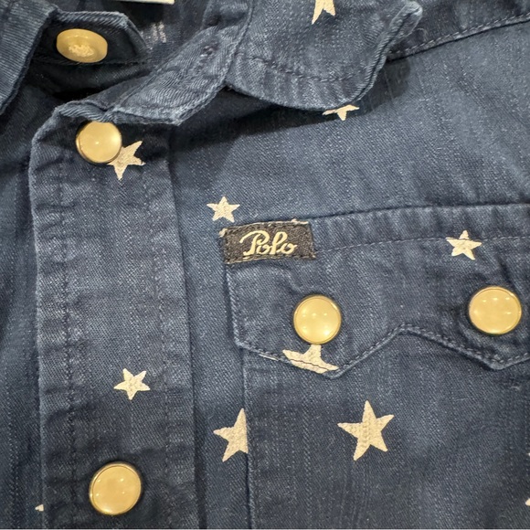 Ralph Lauren Baby Star Print Western Shirt - 24 Months - Picture 5 of 5